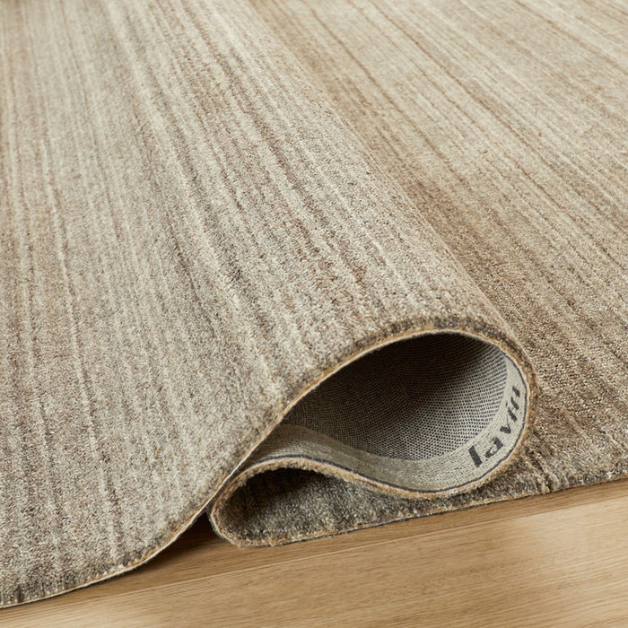 Lavin Rugs N6030 Riya 5'3" x 7'6" Linear Rug, Dark Grey/Dark Grey