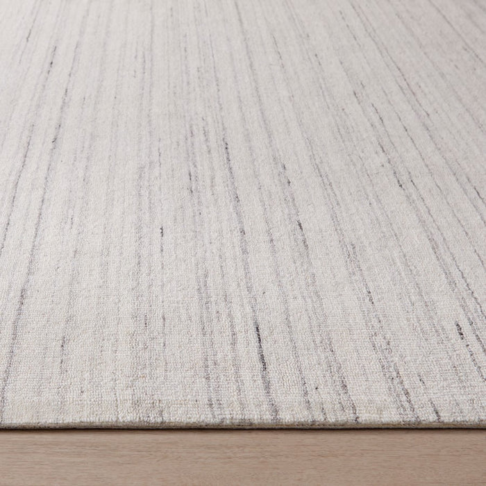 Lavin Rugs N6031 Riya 9'10" x 13'2" Linear Rug, Ivory/White/Ivory