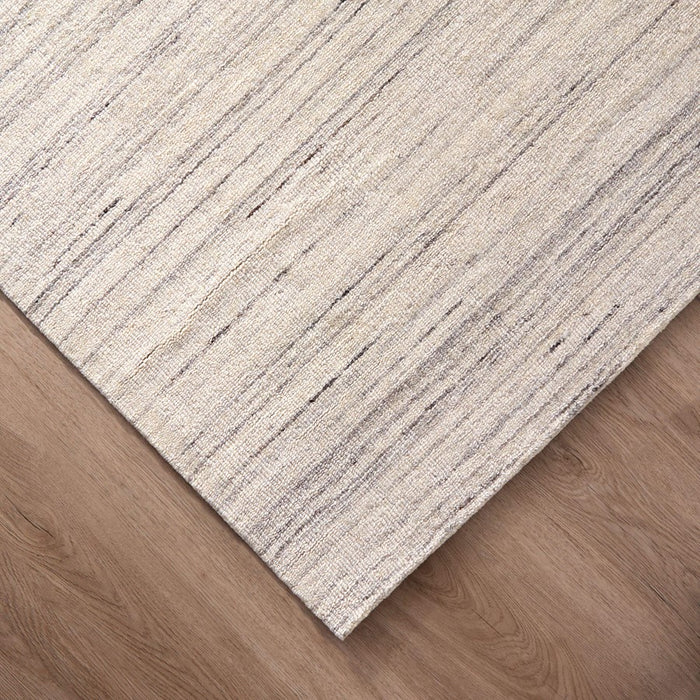 Lavin Rugs N6031 Riya 9'10" x 13'2" Linear Rug, Ivory/White/Ivory