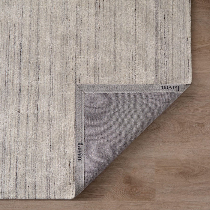 Lavin Rugs N6031 Riya 9'10" x 13'2" Linear Rug, Ivory/White/Ivory