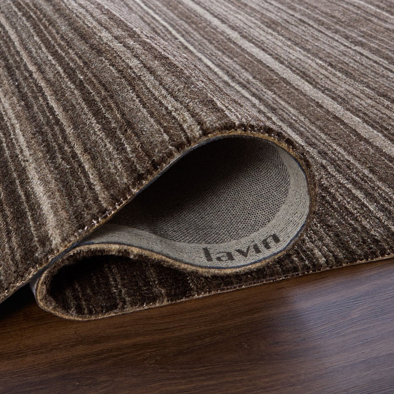Lavin Rugs N6032 Riya 2' x 3' Linear Rug, Charcoal/Dark Grey