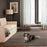 Lavin Rugs N6032 Riya 7'10" x 10'10" Linear Rug, Charcoal/Dark Grey
