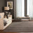 Lavin Rugs N6032 Riya 7'10" x 10'10" Linear Rug, Charcoal/Dark Grey
