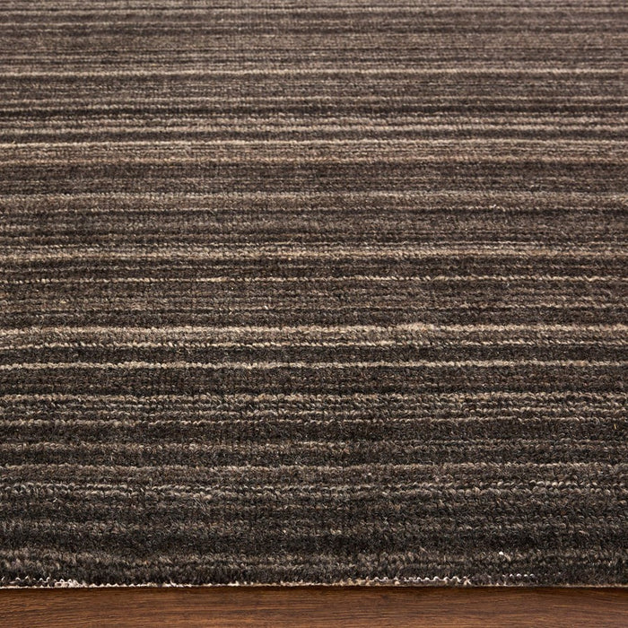 Lavin Rugs N6032 Riya 7'10" x 10'10" Linear Rug, Charcoal/Dark Grey