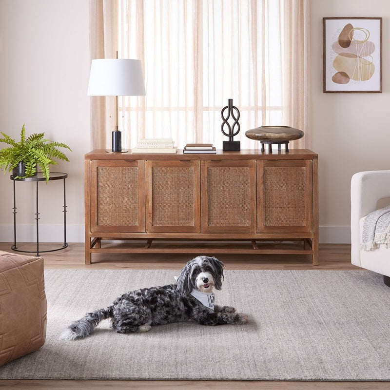 Lavin Rugs N6033 Riya 2' x 3' Linear Rug, Grey/Grey