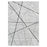 Lavin Rugs R1002 Sesia 9'10" x 13'2" Linear Geo Rug, Grey/Black - R1002-1013