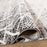 Lavin Rugs R1003 Sesia 2' x 3' Linear Geo Rug, Grey/Black/White