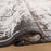 Lavin Rugs R1004 Sesia 2' x 3' Linear Geo Rug, Grey/Black/Grey