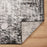 Lavin Rugs R1004 Sesia 2' x 3' Linear Geo Rug, Grey/Black/Grey