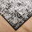 Lavin Rugs R1004 Sesia 6'7" x 9'6" Linear Geo Rug, Grey/Black/Grey