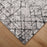 Lavin Rugs R1006 Sesia 2' x 3' Linear Geo Rug, Grey/Black/Grey