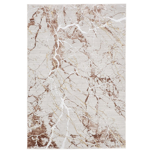 Lavin Rugs R1009 Baltea 9'10" x 13'2" Striations Rug, Gold/Earth - R1009-1013