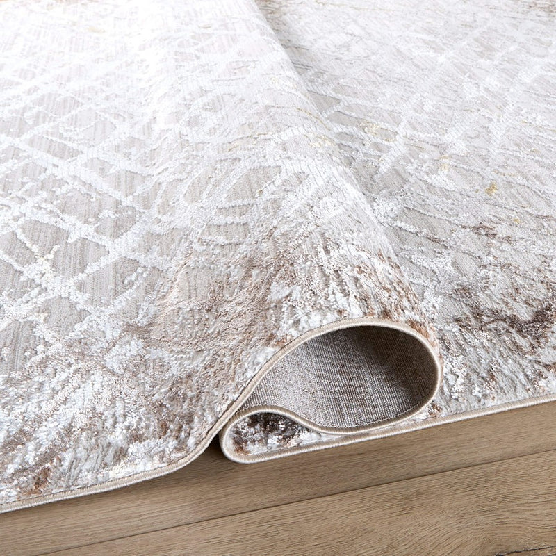 Lavin Rugs R1011 Baltea 2' x 3' Weave Rug, Grey Cream Gold/Earth