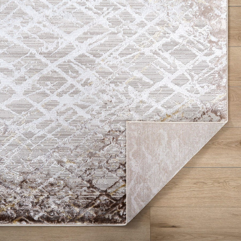 Lavin Rugs R1011 Baltea 2' x 3' Weave Rug, Grey Cream Gold/Earth