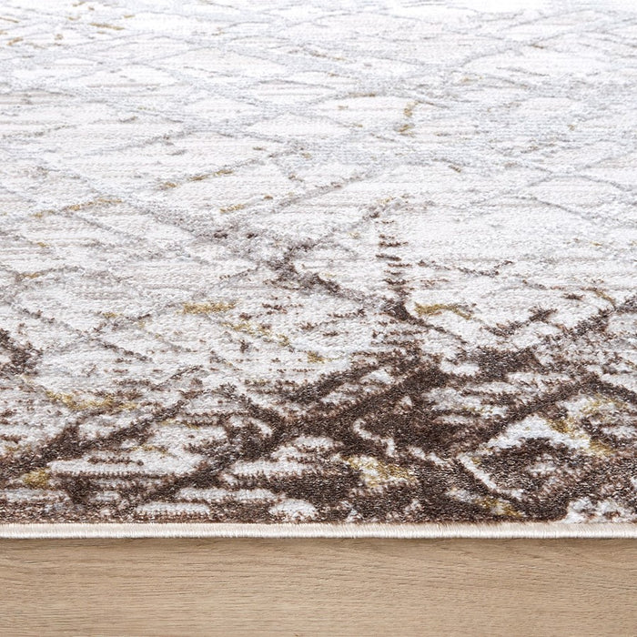 Lavin Rugs R1011 Baltea 7'10" x 10'10" Weave Rug, Cream Gold/Earth