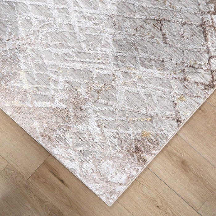 Lavin Rugs R1011 Baltea 7'10" x 10'10" Weave Rug, Cream Gold/Earth