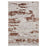 Lavin Rugs R1013 Baltea 2'8" x 7'10" Marble Rug, Cream Gold/Earth - R1013-0208