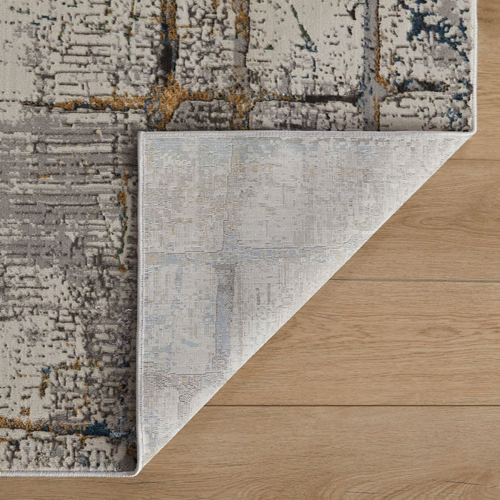 Lavin Rugs T2001 Adara 2' x 3' Painterly Rug, Green Gold/Mineral