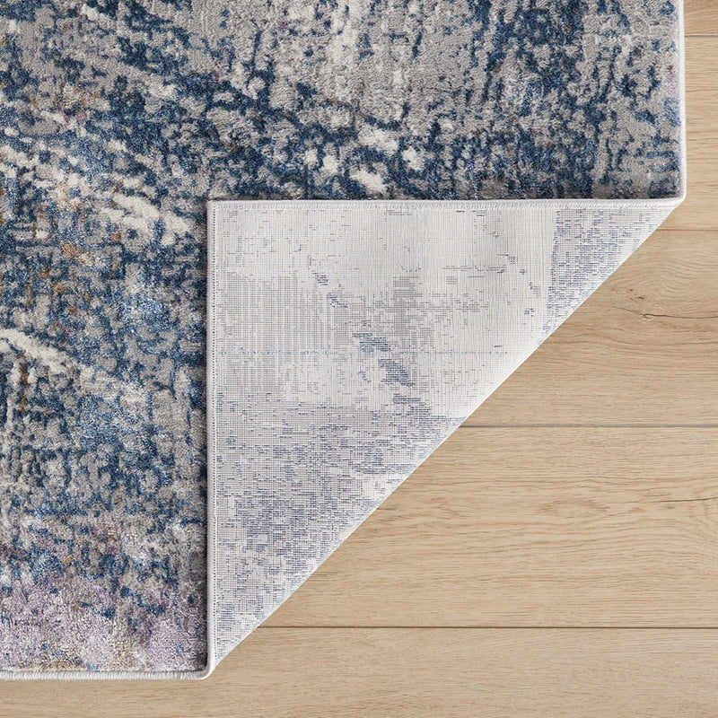 Lavin Rugs T2002 Adara 2' x 3' Painterly Rug, Cream Blue/Mineral