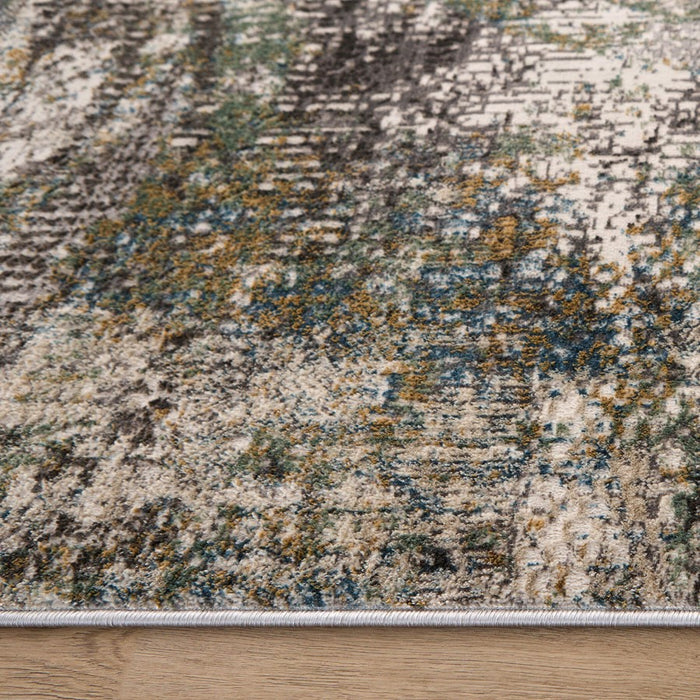 Lavin Rugs T2004 Adara 7'10" x 10'10" Painterly Rug, Green/Mineral