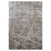 Lavin Rugs T2005 Adara 9'10" x 13'2" Painterly Rug, Gold/Mineral - T2005-1013