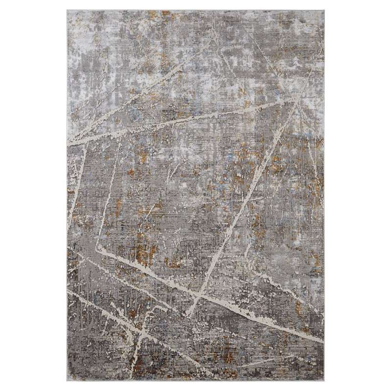 Lavin Rugs T2005 Adara 9'10" x 13'2" Painterly Rug, Gold/Mineral - T2005-1013