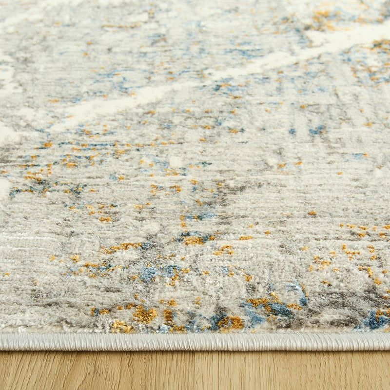 Lavin Rugs T2005 Adara 9'10" x 13'2" Painterly Rug, Gold/Mineral