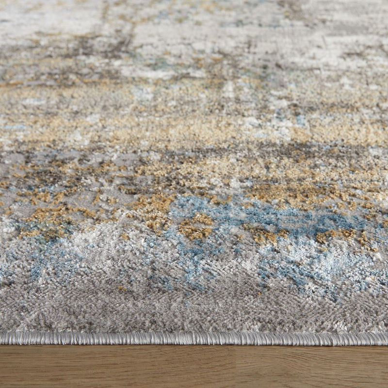 Lavin Rugs T2007 Adara 2' x 3' Painterly Rug, Gold/Mineral