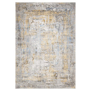 Lavin Rugs T2007 Adara 5'3" x 7'6" Painterly Rug, Gold/Mineral - T2007-0507