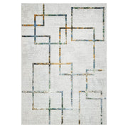 Lavin Rugs T2008 Adara 2' x 3' Geo Rug, Green Gold/Neutral/Multi - T2008-0203