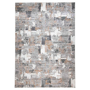 Lavin Rugs T2010 Dalia 2' x 3' Painterly Rug, Grey Cream/Earth - T2010-0203