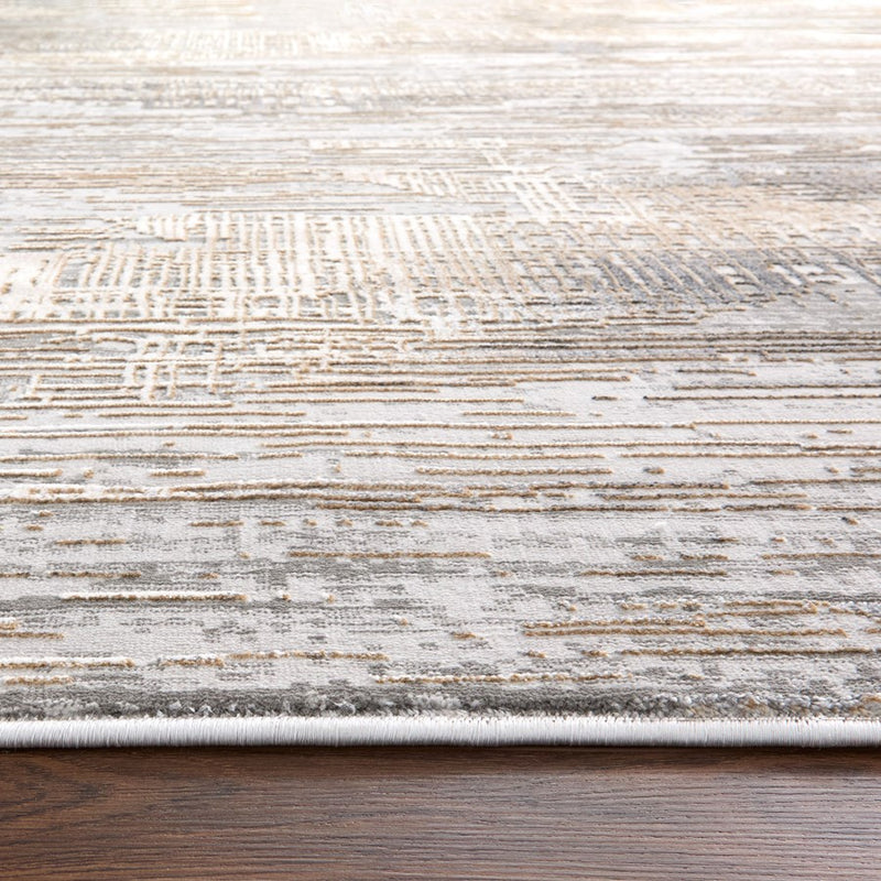 Lavin Rugs T2012 Dalia 2' x 3' Heathered Rug, Grey Cream/Mineral