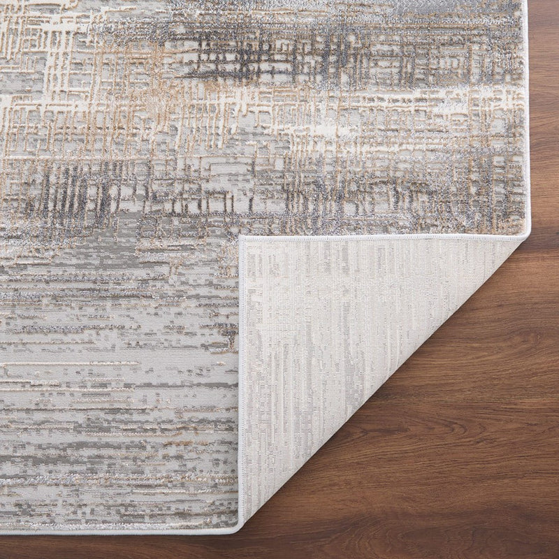 Lavin Rugs T2012 Dalia 2' x 3' Heathered Rug, Grey Cream/Mineral