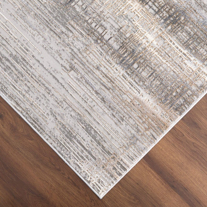 Lavin Rugs T2012 Dalia 7'10" x 10'10" Heathered Rug, Cream/Mineral