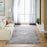 Lavin Rugs T2013 Dalia 5'3" x 7'6" Heathered Rug, Cream/Mineral