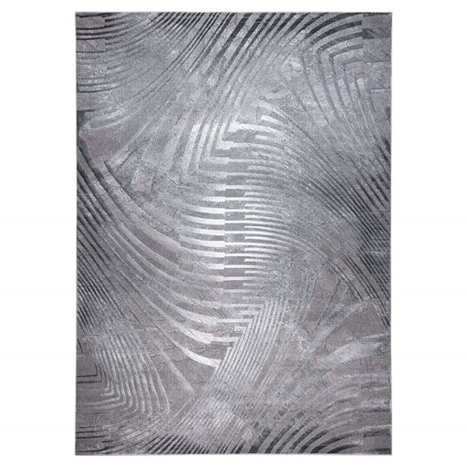 Lavin Rugs T2013 Dalia 6'7" x 9'6" Heathered Rug, Cream/Mineral - T2013-0609