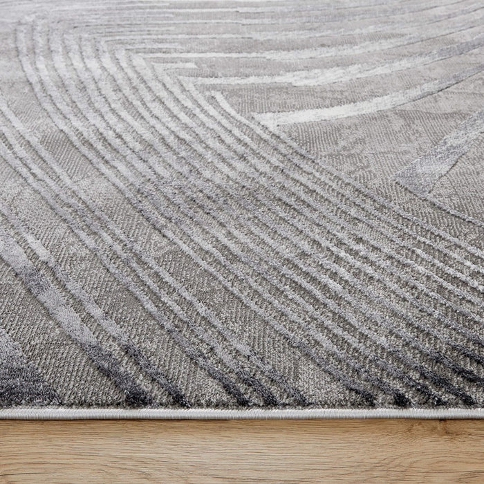Lavin Rugs T2013 Dalia 7'10" x 10'10" Heathered Rug, Cream/Mineral