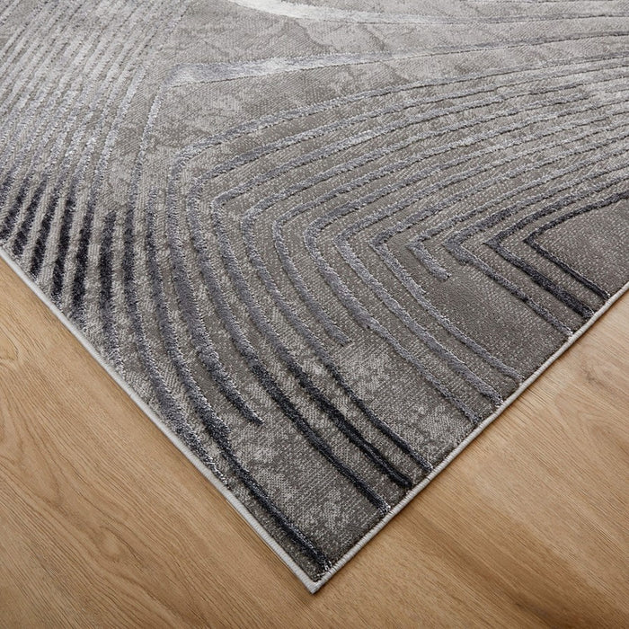 Lavin Rugs T2013 Dalia 7'10" x 10'10" Heathered Rug, Cream/Mineral