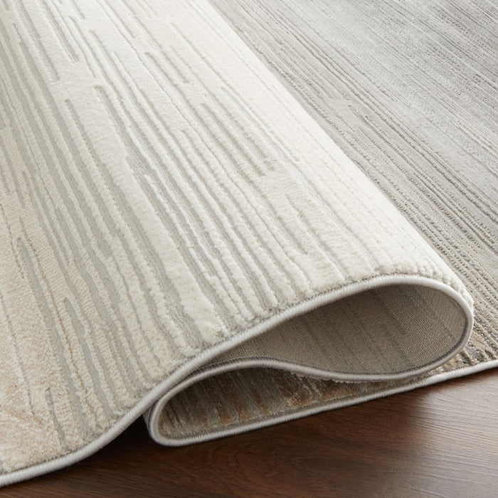 Lavin Rugs T2014 Dalia 2' x 3' Hombre Rug, Grey Cream/Mineral Tones