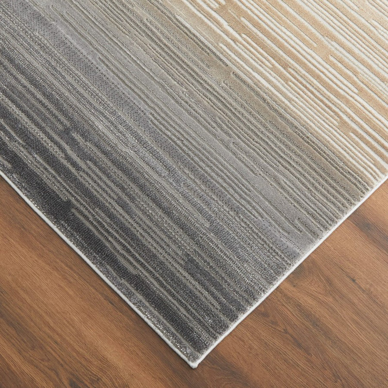 Lavin Rugs T2014 Dalia 2' x 3' Hombre Rug, Grey Cream/Mineral Tones