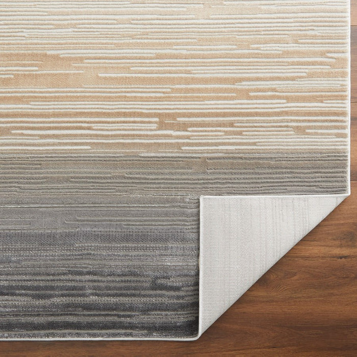 Lavin Rugs T2014 Dalia 2' x 3' Hombre Rug, Grey Cream/Mineral Tones