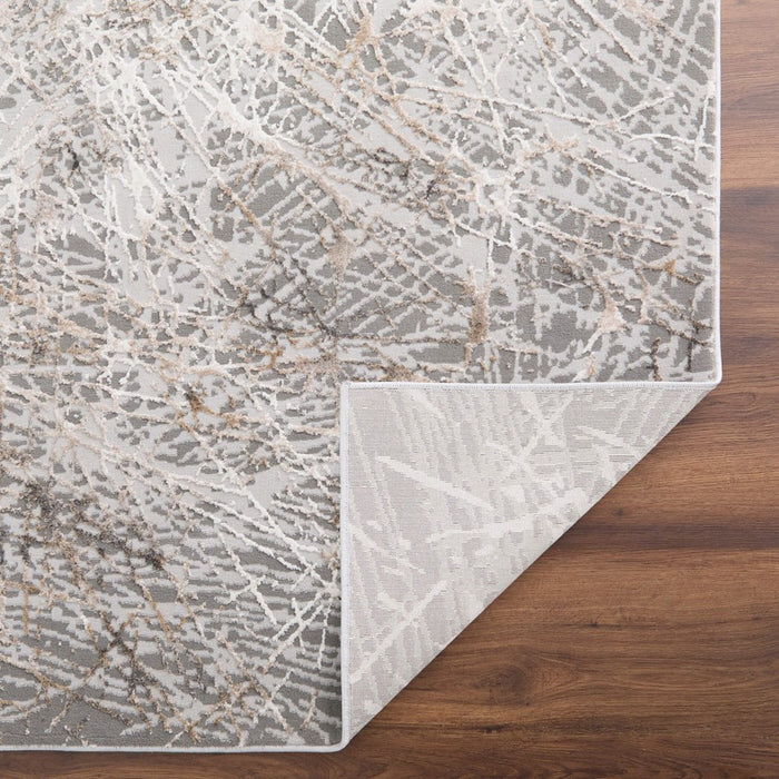 Lavin Rugs T2015 Dalia 2' x 3' Painterly Rug, Grey Cream/Mineral