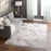 Lavin Rugs T2015 Dalia 6'7" x 9'6" Painterly Rug, Cream/Mineral