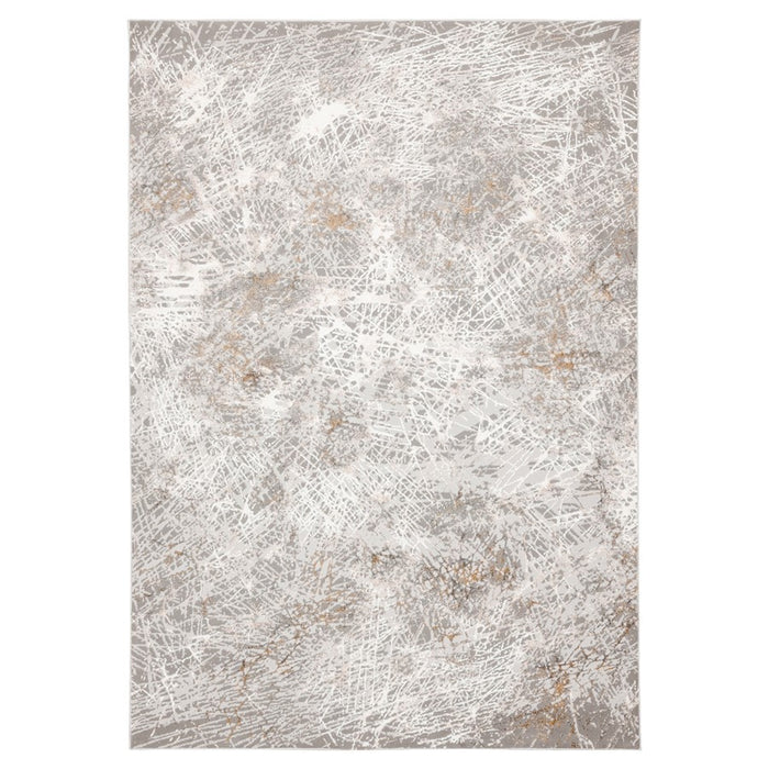 Lavin Rugs T2015 Dalia 9'10" x 13'2" Painterly Rug, Cream/Mineral - T2015-1013