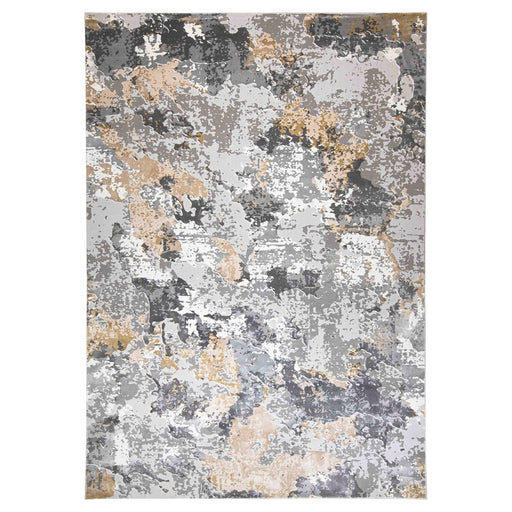 Lavin Rugs T2016 Dalia 2' x 3' Painterly Rug, Grey Cream/Earth - T2016-0203