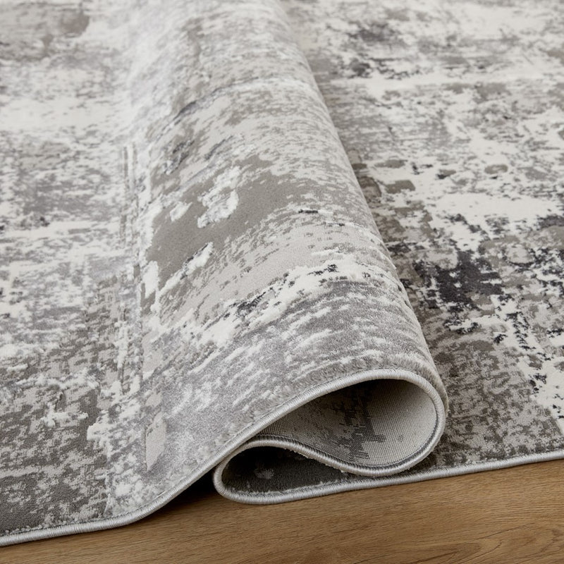 Lavin Rugs T2018 Dalia 2' x 3' Painterly Rug, Grey Grey/Green