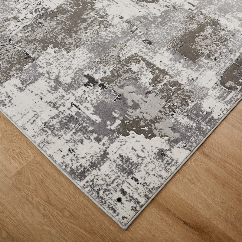Lavin Rugs T2018 Dalia 2' x 3' Painterly Rug, Grey Grey/Green