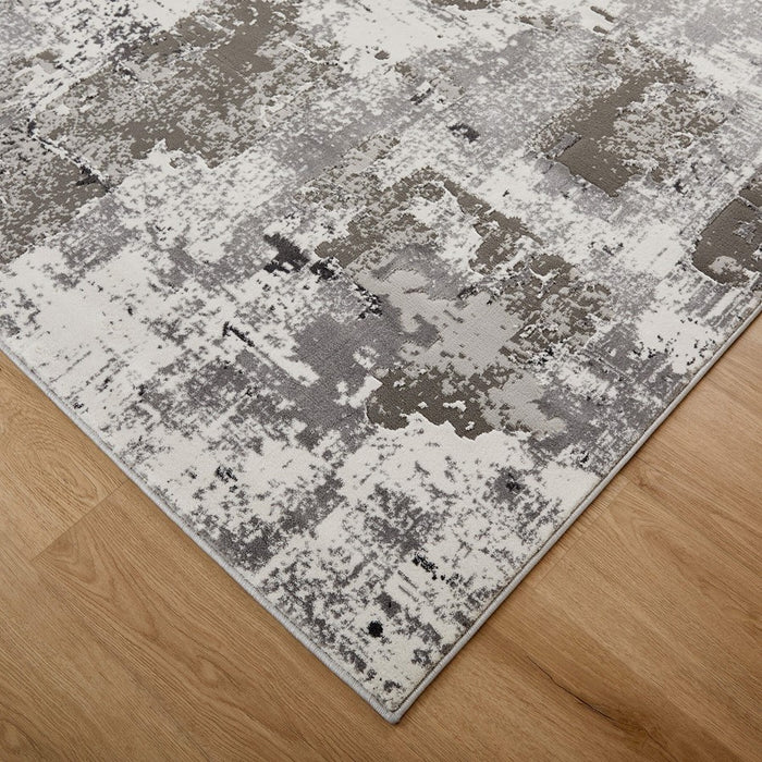 Lavin Rugs T2018 Dalia 6'7" x 9'6" Painterly Rug, Grey Grey/Green