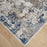 Lavin Rugs T2019 Darica 7'10" Painterly Round Rug, Cream Blue/Blue