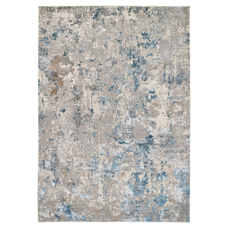 Lavin Rugs T2020 Darica 2' x 3' Rug, Light Grey Blue/ - T2020-0203